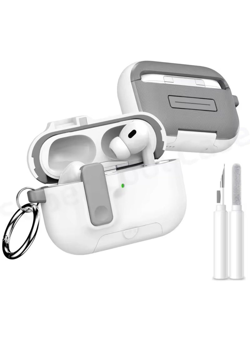 Fekra Lock Case for Apple Airpods Pro 3 (2025), Rugged Protection with Secure Lock for Airpods Pro 3 3rd Generation Cover with cleaner Kit - Image 4